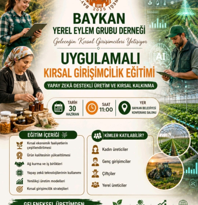 Uygulamalı Kırsal Girişimcilik Eğitimi