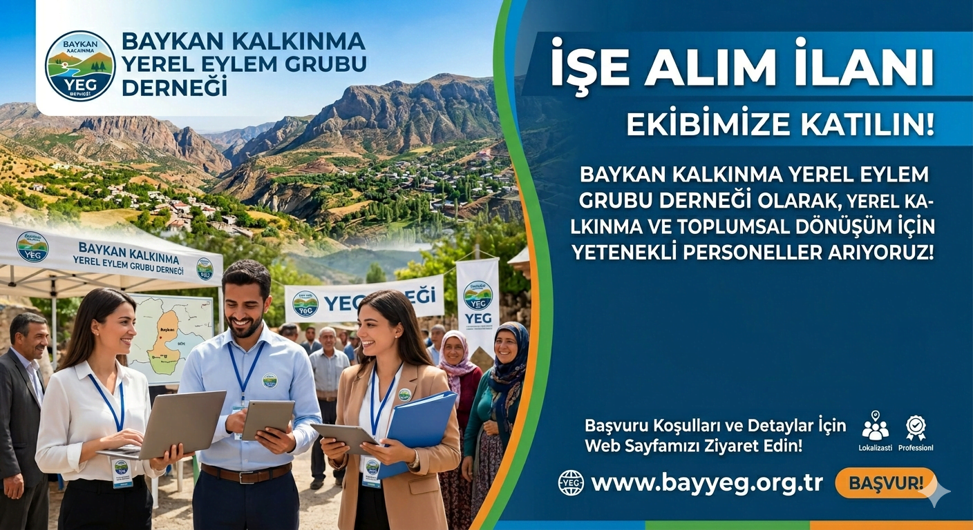 BAYKAN KALKINMA YEREL EYLEM GRUBU DERNEĞİ İŞE ALIM İLANI-2