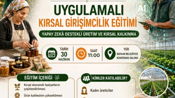 Uygulamalı Kırsal Girişimcilik Eğitimi